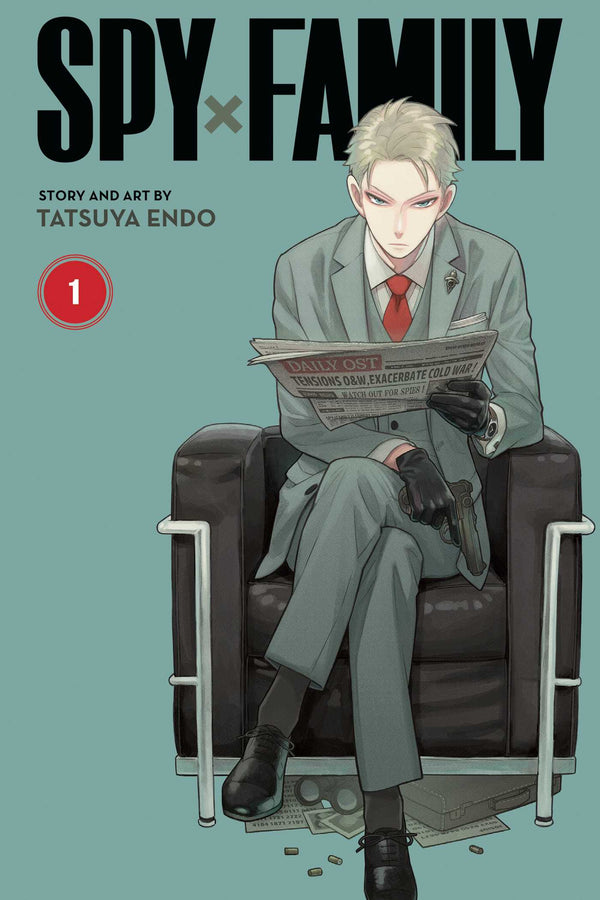 Book cover of Spy X Family, Vol. 1 by Tatsuya Endo (Story & Art), Casey Loe (Trans.), Rina Mapa (Touch-Up Art & Lettering), Jimmy Presler (Design)