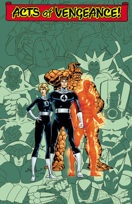 Book cover of Acts Of Vengeance: Marvel Universe by Walter Simonson, Roy Thomas, Dann Thomas, Peter David, Mike Baron, Carl Potts, Chuck Dixon, Ann Nocenti, Terry Austin, Dwayne McDuffie, Rich Buckler (Illus.), Ron Lim (Illus.), Jackson Guice (Illus.), Jeff Purves (Illus.), Bill Reinhold (Illus.), Jim Lee (Illus.), Sal Velluto (Illus.), John Romita Jr. (Illus.), Ernie Colón (Illus.)