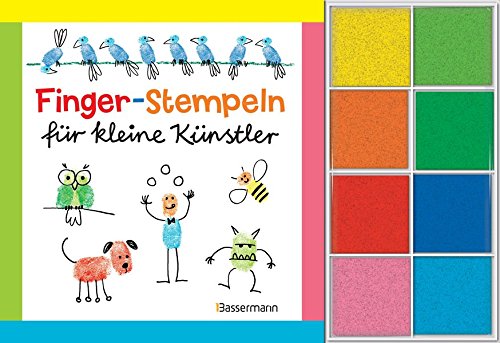 Book cover of Fingerstempeln Für Kleine Künstler-Set: Buch Und 8 Stempelkissen by Norbert Pautner