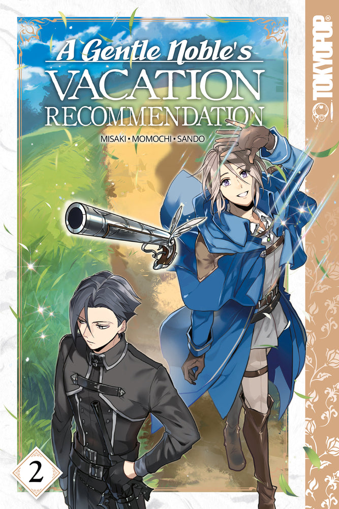 Book cover of A Gentle Noble's Vacation Recommendation, Volume 2 by Misaki . (Original Creator), Momochi (Artist), Sando (Original Character Design), ８ＫＥＹ (Series Composition)