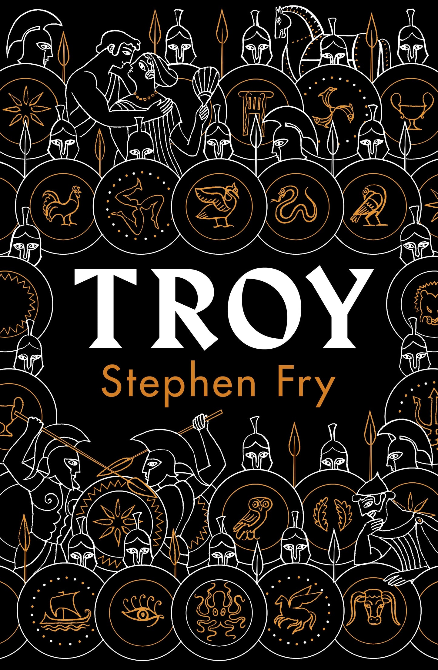 Book cover of Troy by Stephen Fry