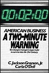 Book cover of American Business - A Two Minute Warning by C. Jackson Grayson
