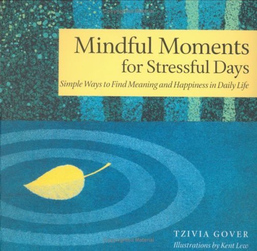 Book cover of Mindful Moments For Stressful Days : Simple Ways To Find Meaning And Happiness In Daily Life by tzivia-gover