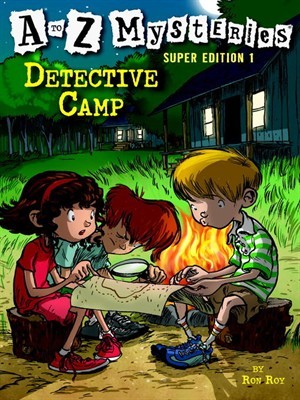 Book cover of Detective Camp by Ron Roy, John Steven Gurney (Illus.)