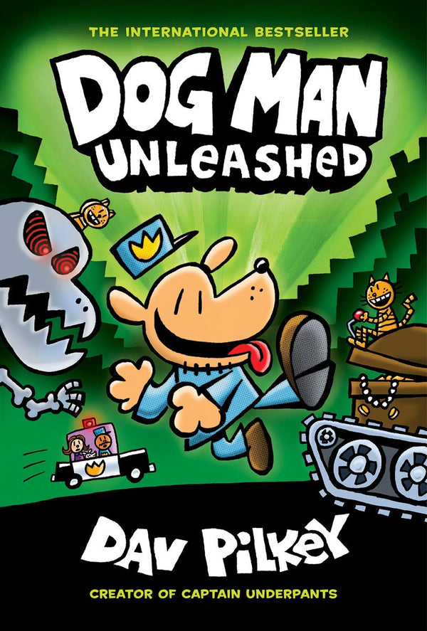 Book cover of Dog Man Unleashed by Dav Pilkey