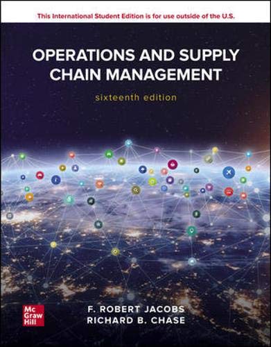 Book cover of Ise Operations And Supply Chain Management by F. Robert Jacobs, Richard B. Chase