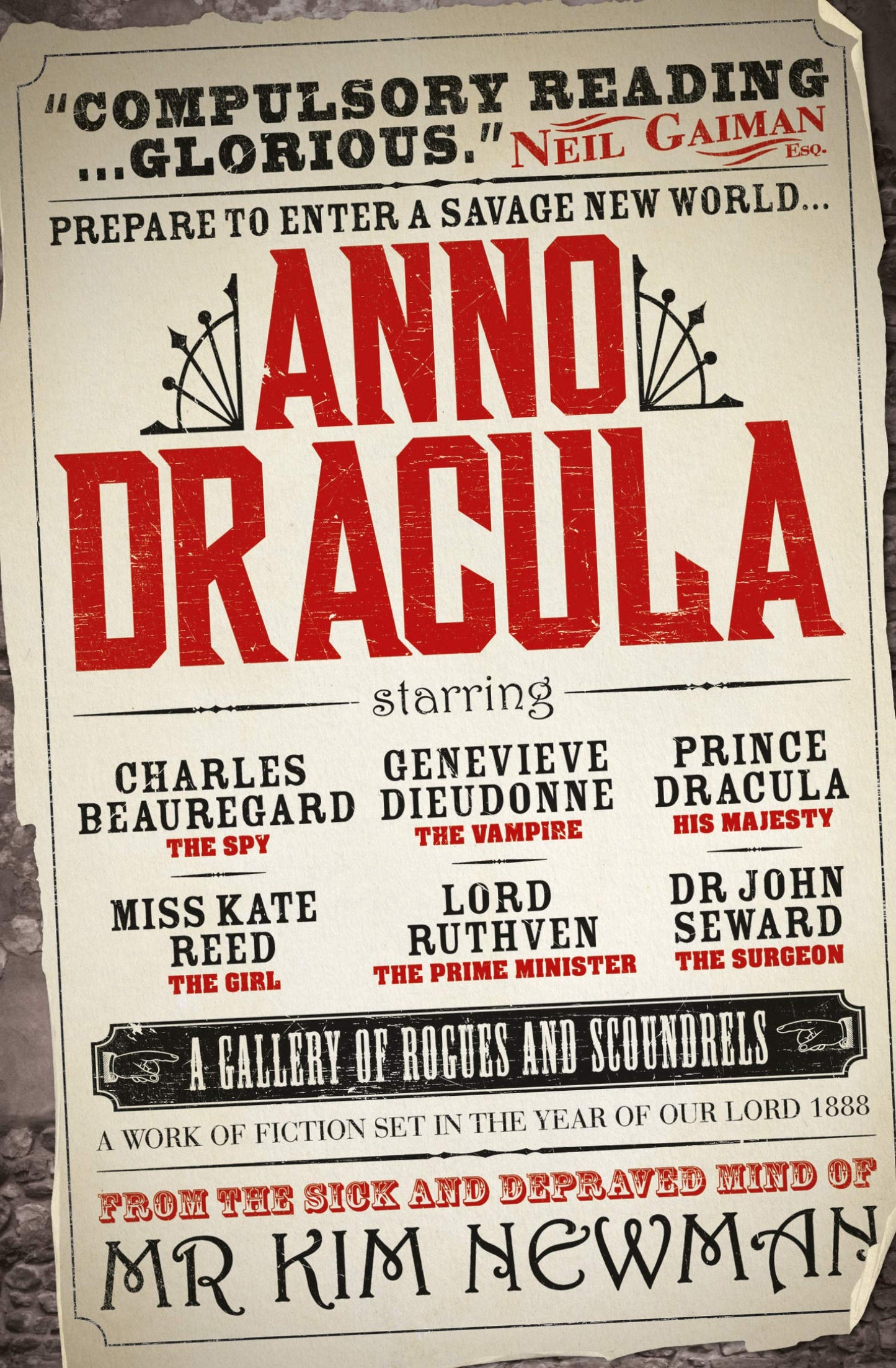 Book cover of Anno Dracula by Kim Newman
