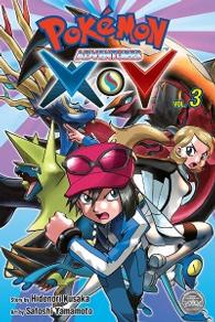 Book cover of Pokemon Adventures XY 3 by Hidenori Kusaka, Satoshi Yamamoto