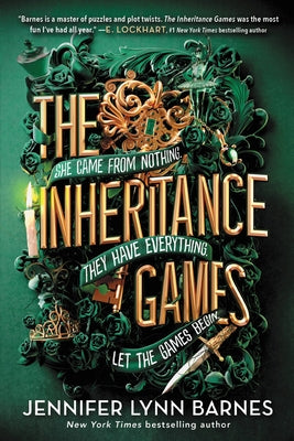 Book cover of The Inheritance Games by Jennifer Lynn Barnes