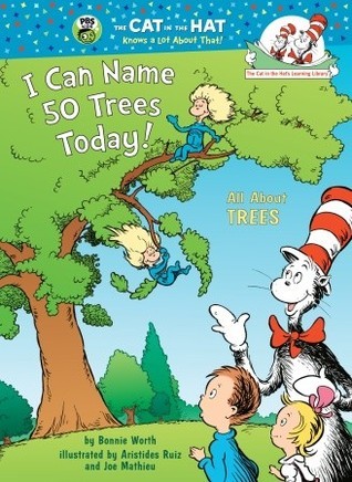 Book cover of I Can Name 50 Trees Today! All About Trees by Bonnie Worth, Aristides Ruiz (Illus.), Joe Mathieu (Illus.)