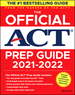 Book cover of The Official Act Prep Guide 2021-2022 by American College Testing