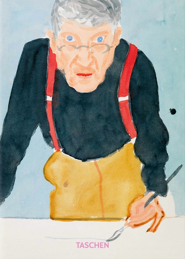 Book cover of David Hockney. A Chronology by Hans Werner Holzwarth (Ed.), Jean-Pierre Goncalves de Lima (Contrib.), Lutz Eitel (Contrib.), David Hockney (Ed.)
