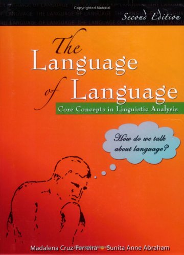 Book cover of The Language Of Language by Madalena Cruz-Ferreira, Sunita Anne Abraham