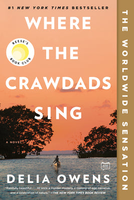Book cover of Where the Crawdads Sing by Delia Owens
