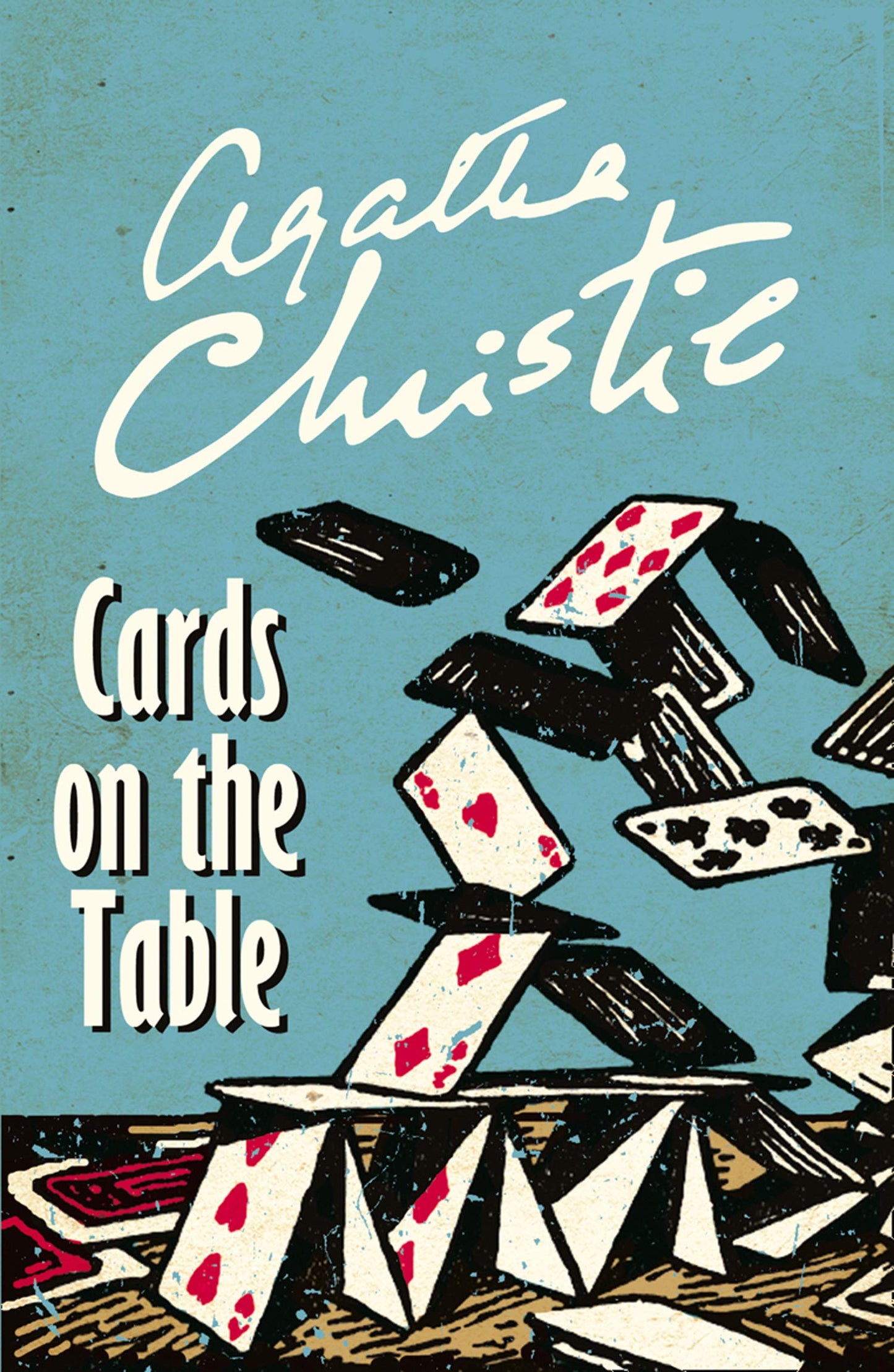 Book cover of Cards On The Table by Agatha Christie
