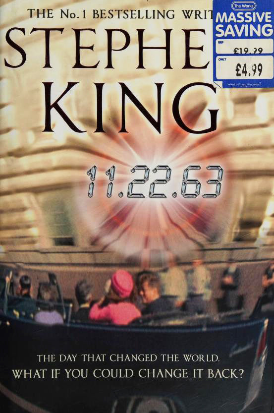Book cover of 11.22.63 by Stephen        King