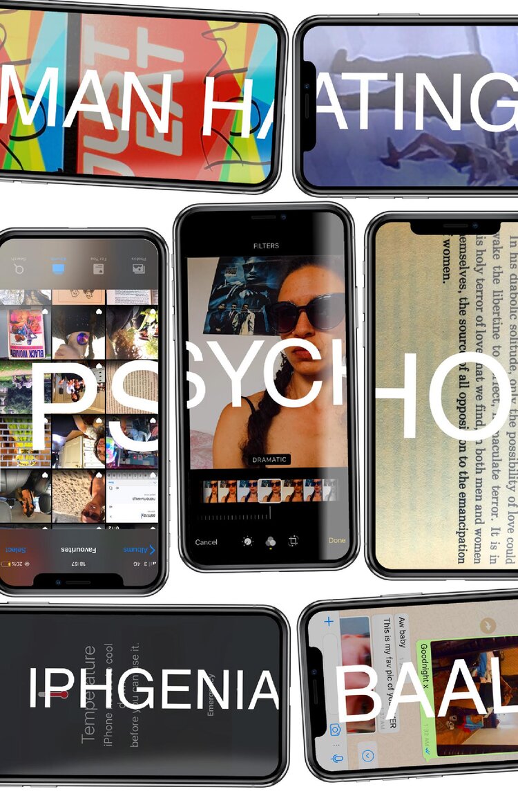 Book cover of Man Hating Psycho by Iphgenia Baal