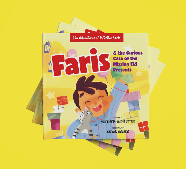 Book cover of Faris And The Curious Case Of The Missing Eid Presents by Muhammad Sattaur, Husna Sattaur