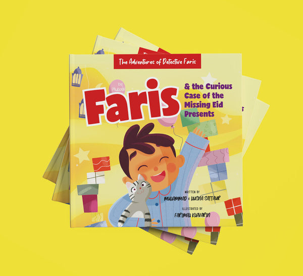 Book cover of Faris And The Curious Case Of The Missing Eid Presents by Muhammad Sattaur, Husna Sattaur