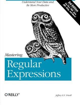 Book cover of Mastering Regular Expressions by Jeffrey E.F. Friedl