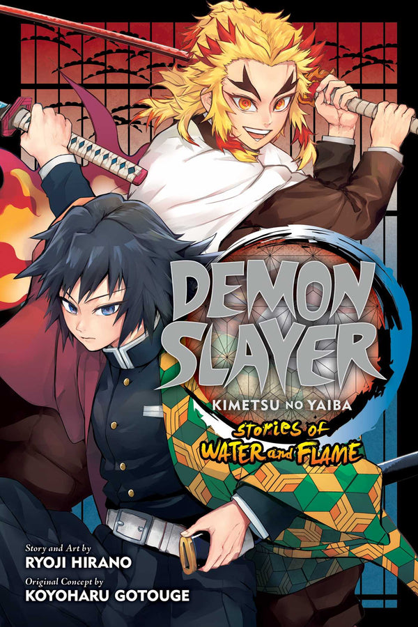 Book cover of Demon Slayer: Kimetsu No Yaiba―Stories Of Water And Flame by Ryoji Hirano, Koyoharu Gotouge (Draft Writer)