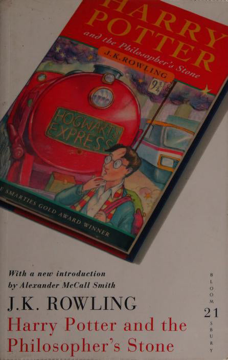 Book cover of Harry Potter And The Philosopher's Stone by J.K. Rowling, Alexander McCall Smith (Introduction)