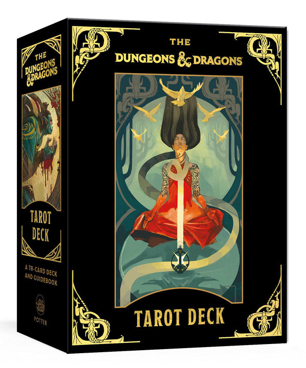 Book cover of The Dungeons & Dragons Tarot Deck by Fred Gissubel (Illus.), Wizards of the Coast