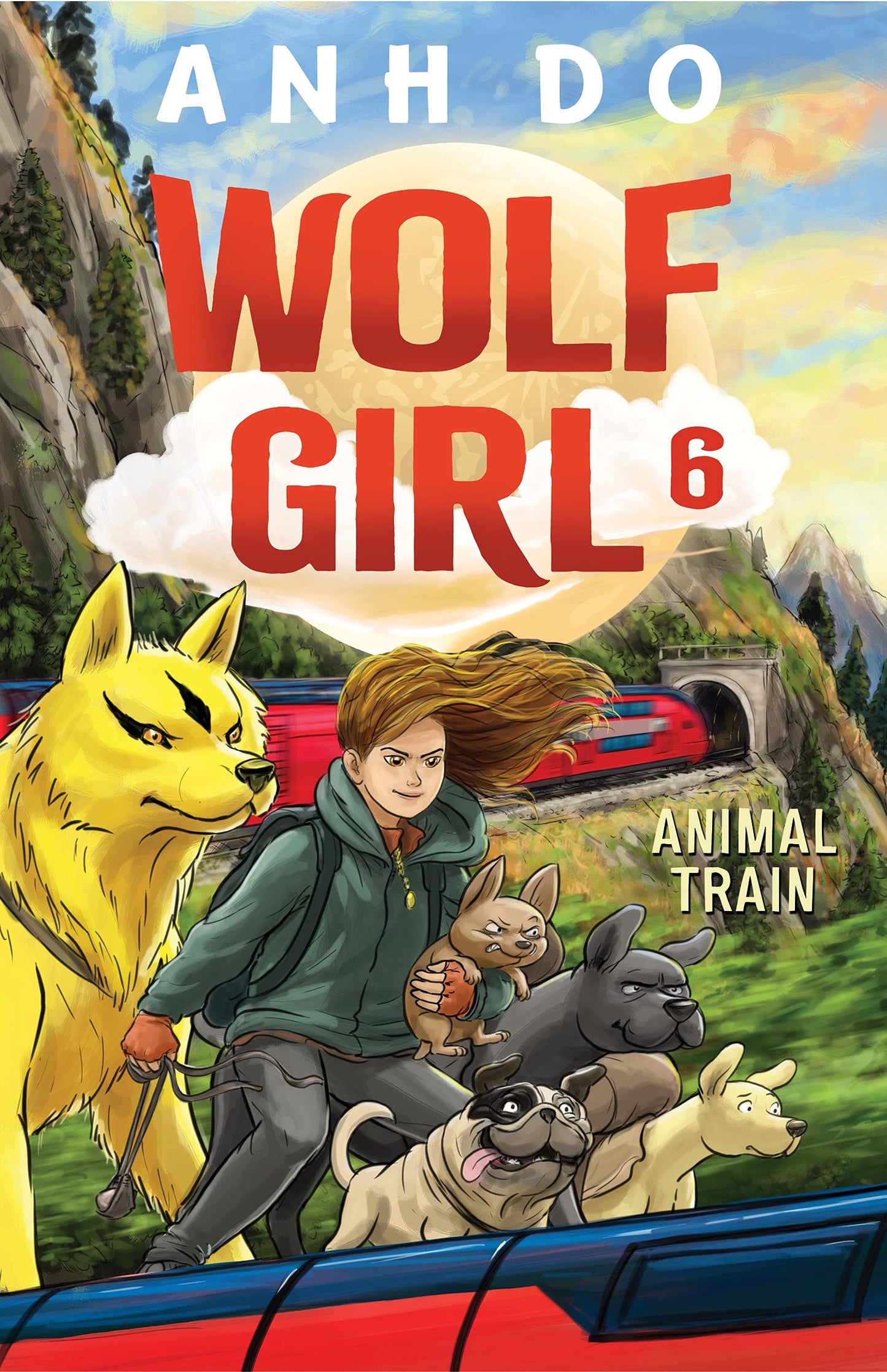 Book cover of Animal Train: Wolf Girl 6 by Anh Do