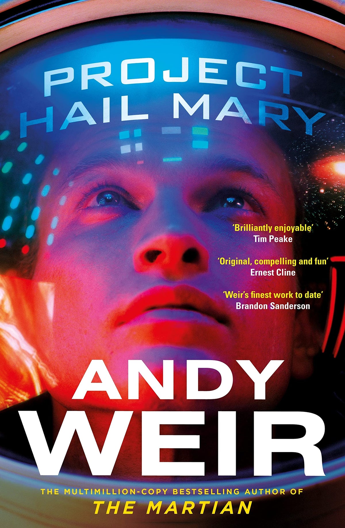 Book cover of Project Hail Mary by Andy Weir