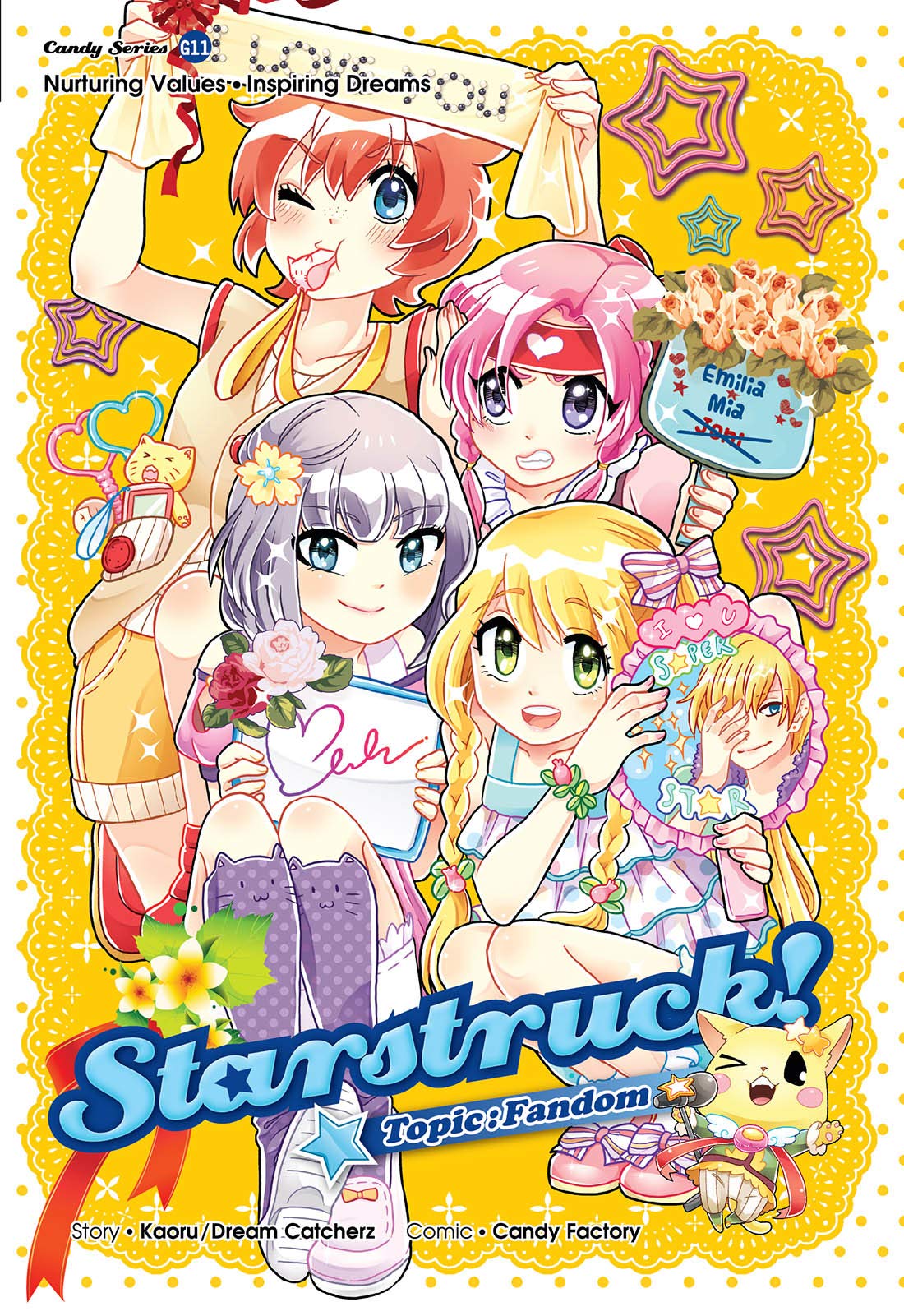 Book cover of Starstruck!: Fandom by Kaoru ., Candy Factory