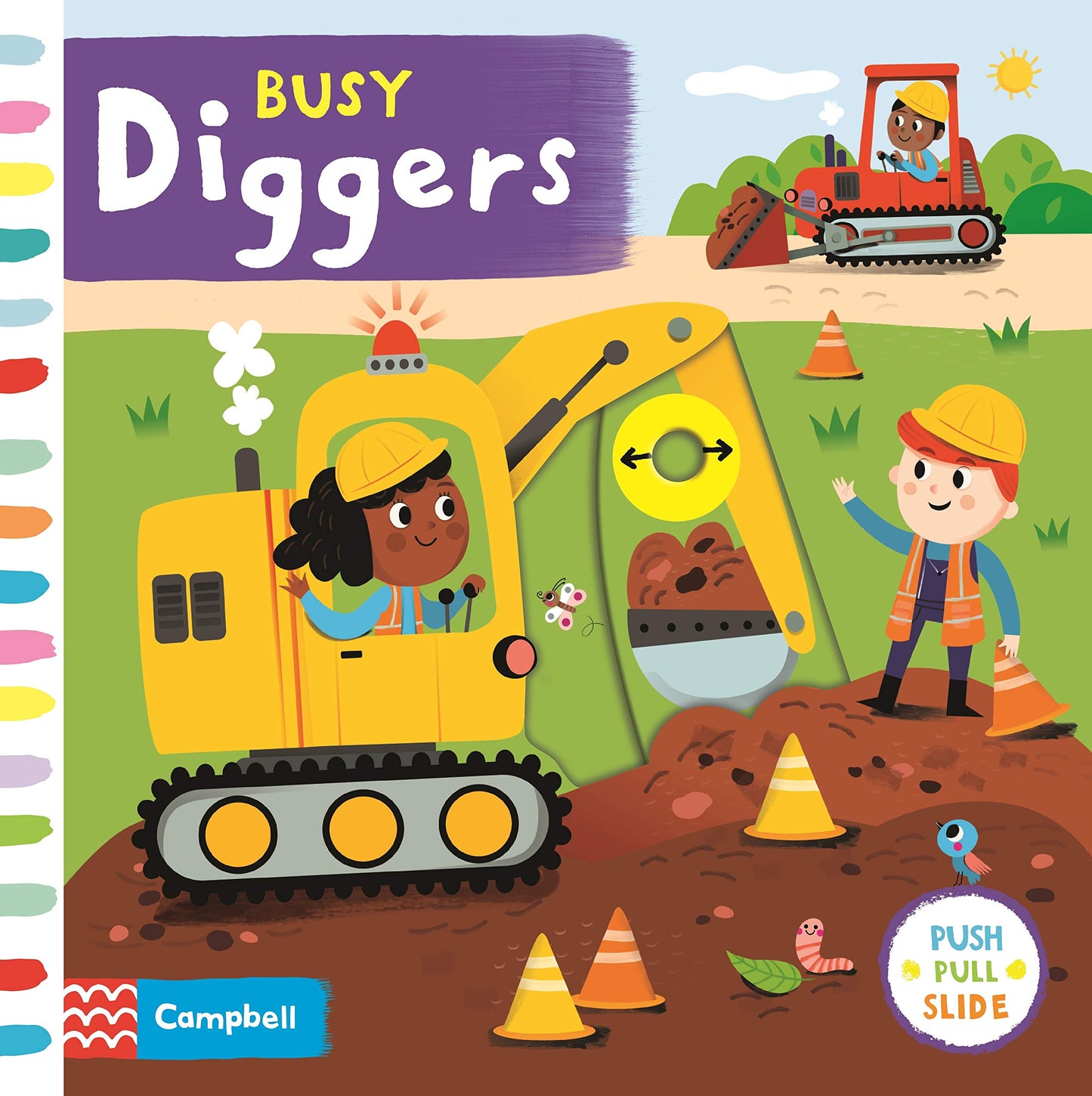 Book cover of Busy Diggers by Campbell Books