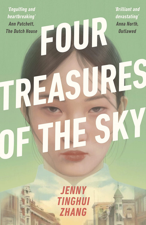 Book cover of Four Treasures Of The Sky by Jenny Tinghui Zhang