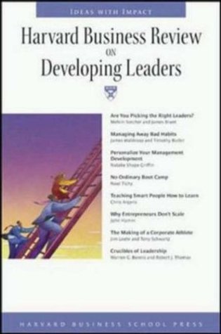 Book cover of Harvard Business Review On Developing Leaders by Harvard Business Publishing (Compiler)