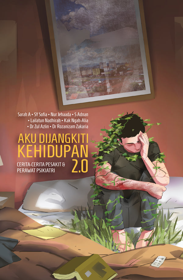 Book cover of Aku Dijangkiti Kehidupan 2.0 by Sarah A, Rozanizam Zakaria, Nur Jehaada, Lailatun Nadhirah, Dr. Zul Azlin, Kak Ngah-Alia, S Adnan, SY Sofia