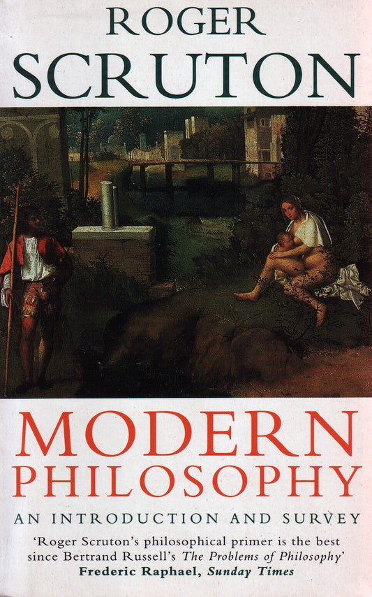 Book cover of Modern Philosophy by Roger Scruton