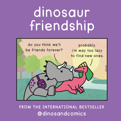 Book cover of Dinosaur Friendship by James              Stewart, K. Roméy (Illus.)