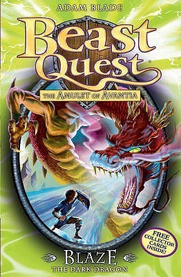 Book cover of Blaze The Ice Dragon by Adam Blade