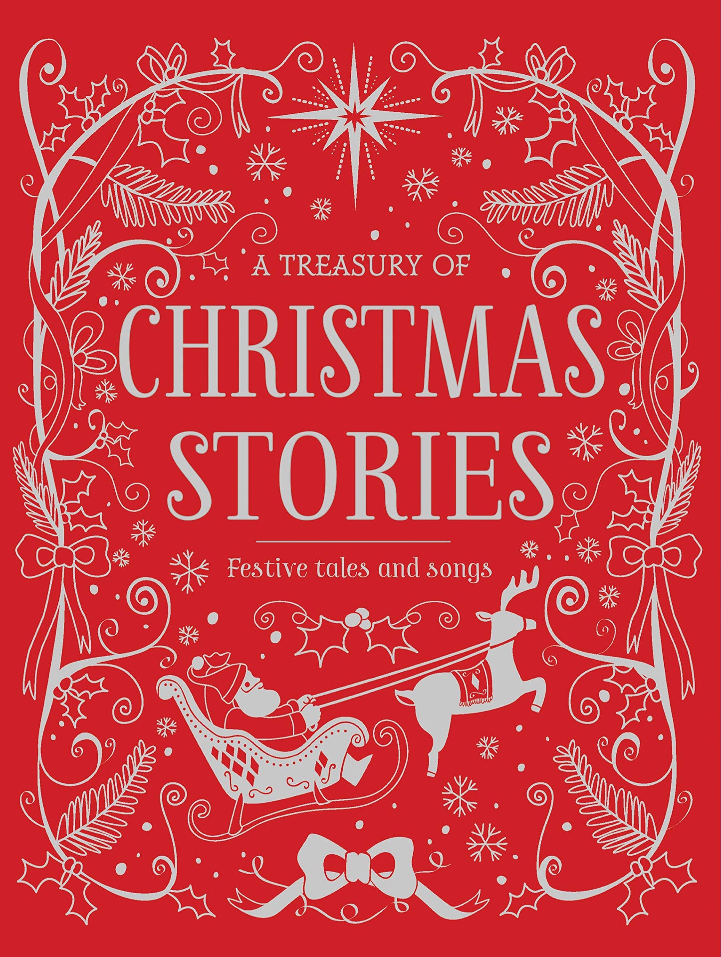 Book cover of A Treasury of Christmas Stories by Parragon Books