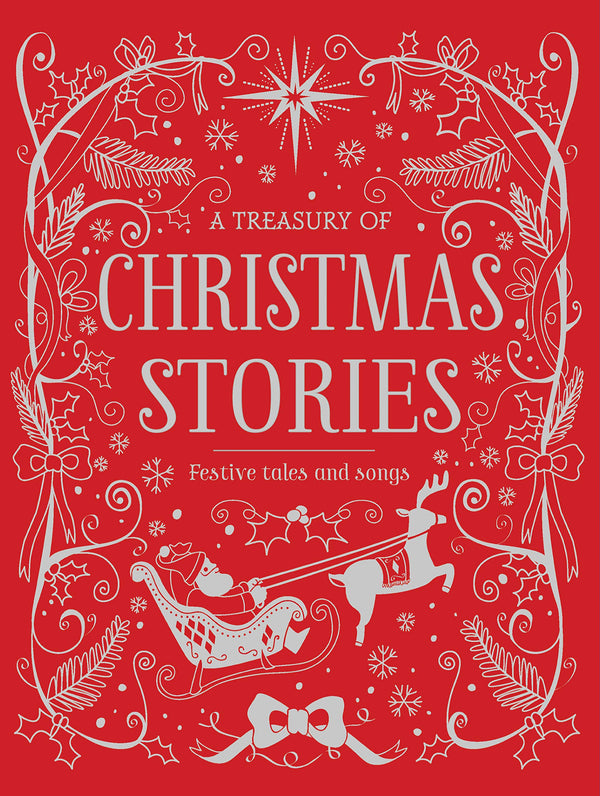 Book cover of A Treasury of Christmas Stories by Parragon Books