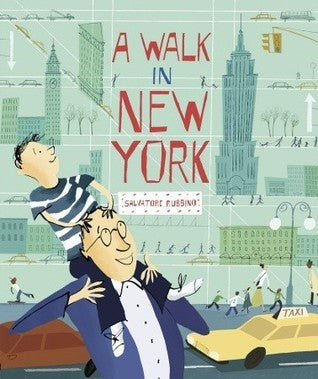 Book cover of A Walk In New York by Salvatore Rubbino