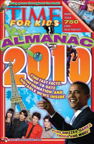 Book cover of Time For Kids Almanac 2010 by Sarah Parvis
