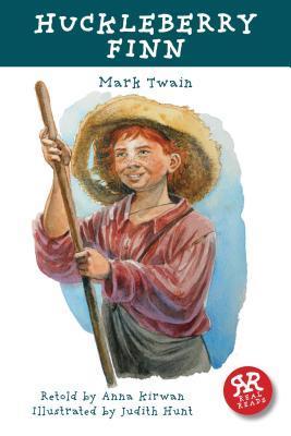 Book cover of Huckleberry Finn by Anna Kirwan (Adapter), Mark Twain