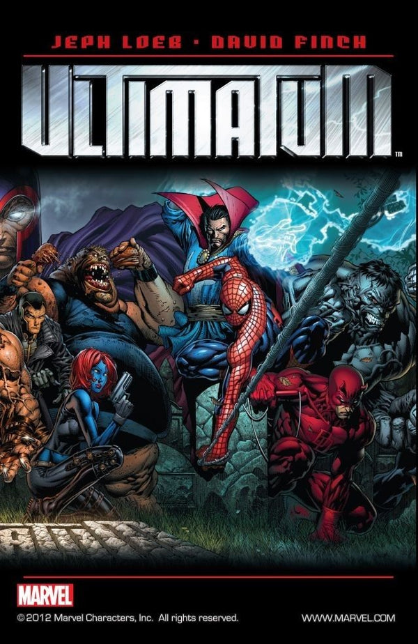 Book cover of Ultimatum by Jeph Loeb, David Finch (Artist)