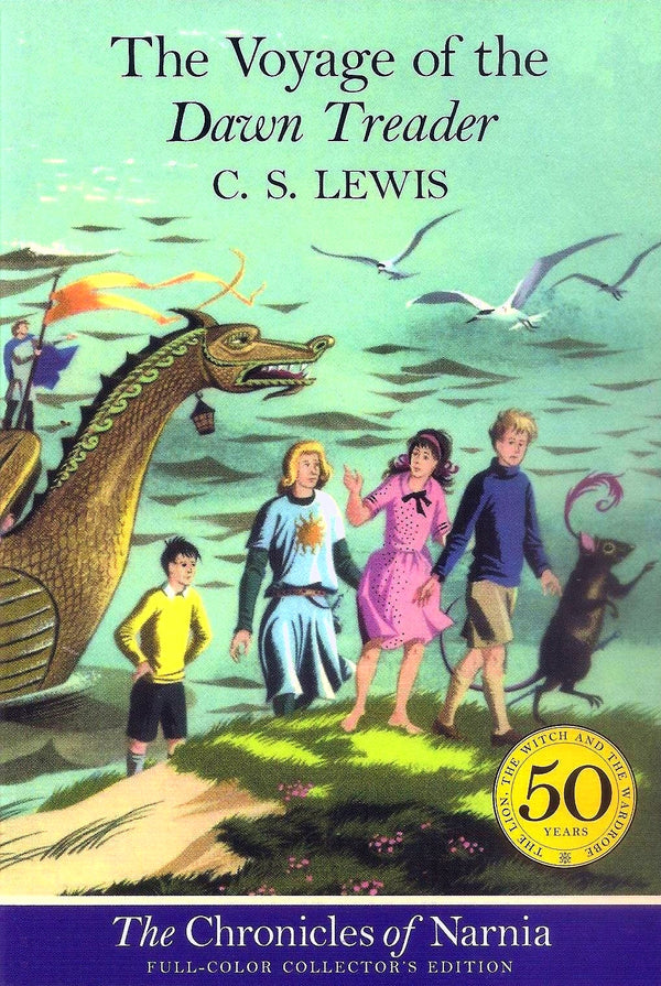 Book cover of The Voyage of the Dawn Treader by C.S. Lewis, Pauline Baynes (Illus.)