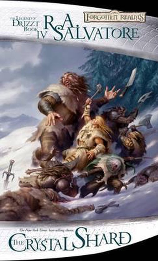 Book cover of The Crystal Shard by R.A. Salvatore