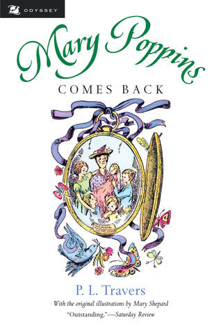 Book cover of Mary Poppins Comes Back by P.L. Travers, Mary Shepard (Illus.)