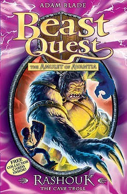 Book cover of Rashouk The Cave Troll by Adam Blade