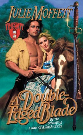 Book cover of A Double-Edged Blade by Julie Moffett