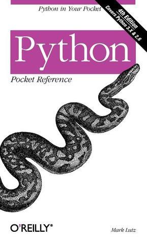 Book cover of Python Pocket Reference by Mark Lutz