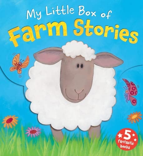 Book cover of My Little Box of Farm Stories by Tiger Tales